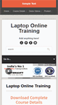 Mobile Screenshot of laptoponlinetraining.com